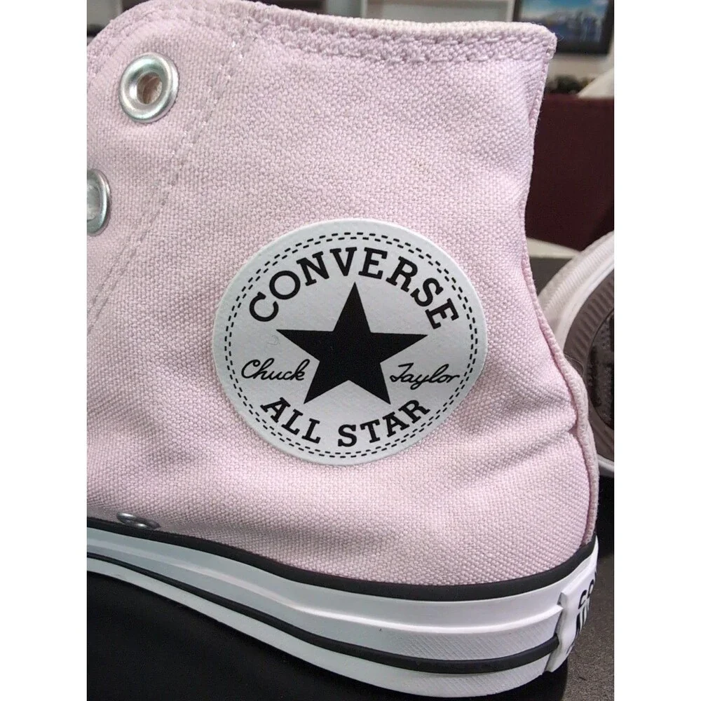 CONVERSE CHUCK TAYLOR ALL STAR HIGH TOP PINK SNEAKERS WOMENS 7.5/MENS 5.5 EUC